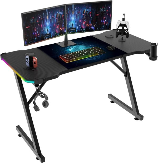 Sleek Design Gaming Desk